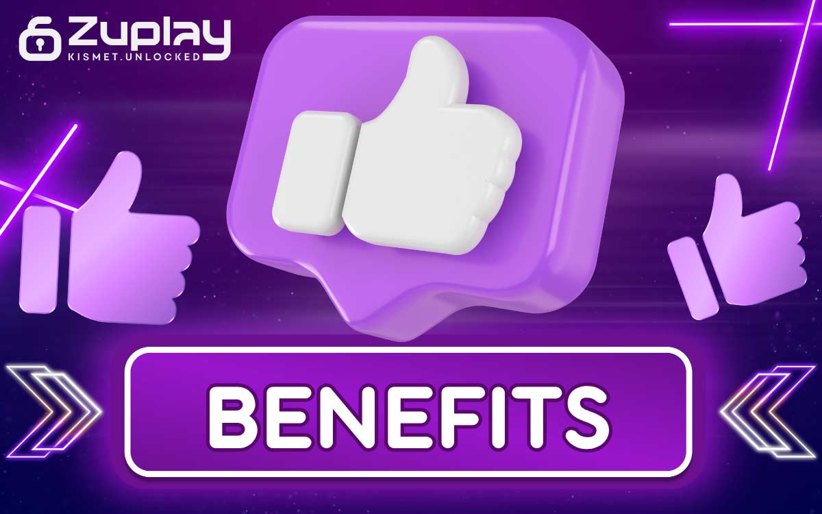 The Zuplay app has extensive functionality and many advantages
