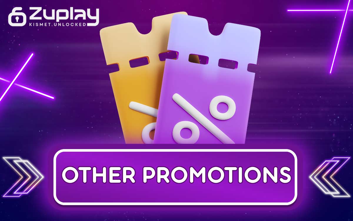 The Zuplay platform offers many other promotions and bonuses